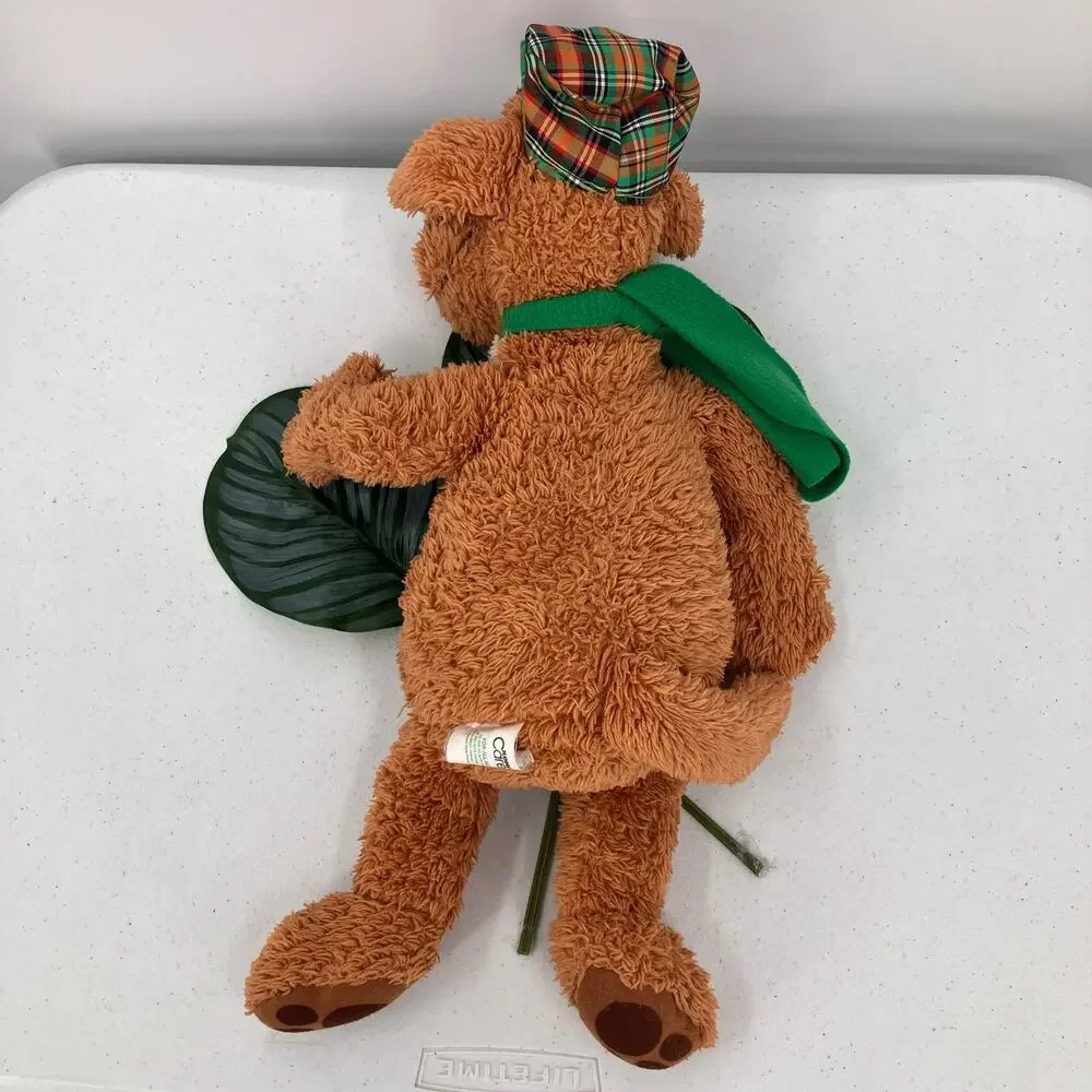 Kohls Cares Go Dog Go Book Brown Green Plaid Hat 17 In Stuffie Plush Animal Toy
